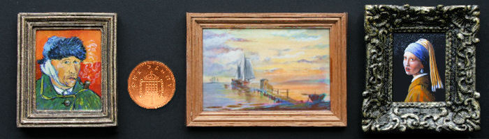 Hand painted miniature Velasquez